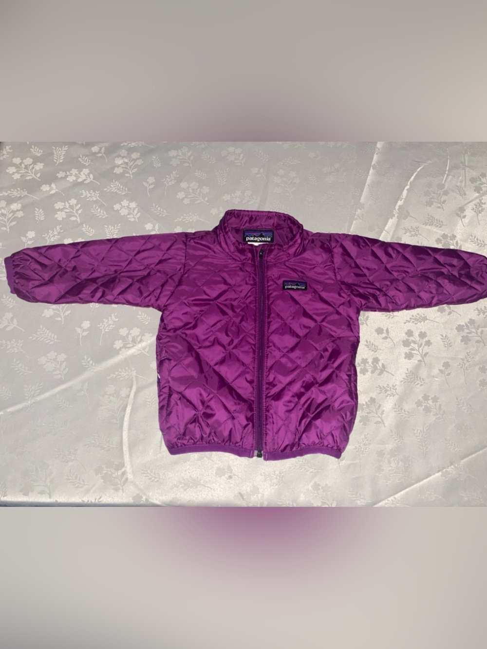 Patagonia Kids Nano Puff Purple Quilted Jacket 6 Months